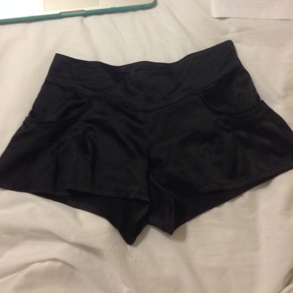 Urban Behavior silky black shorts