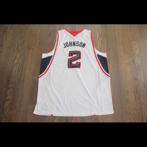 Signed Joe Johnson Hawks Jersey