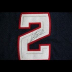 Signed Joe Johnson  Hawks Jersey