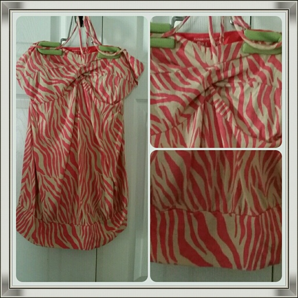Victoria Secret Zebra tank top