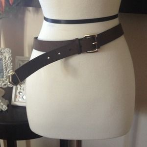 Beautiful Michael Kors brown leather belt