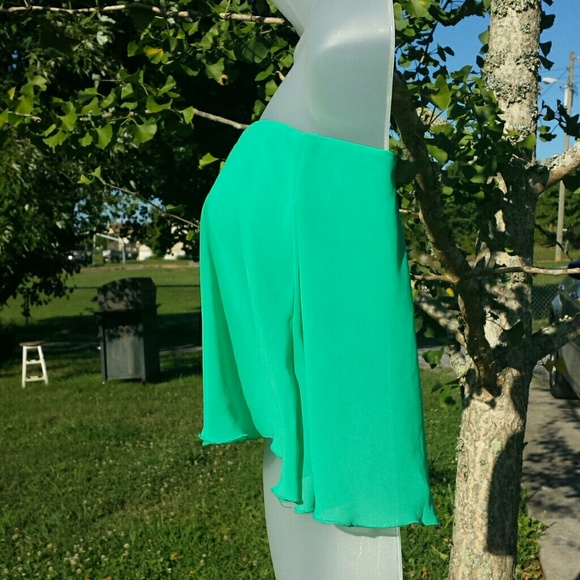 SOLD!!  Mairah's Bundle!   Teal flowy tube tank - Picture 2 of 4