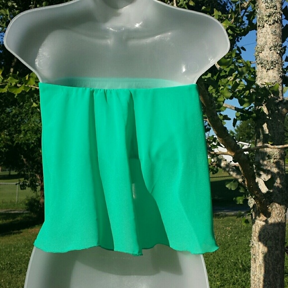 SOLD!!  Mairah's Bundle!   Teal flowy tube tank - Picture 3 of 4