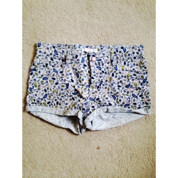 BCBG High Waist Fruit Shorts