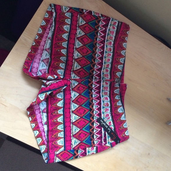 Printed shorts.