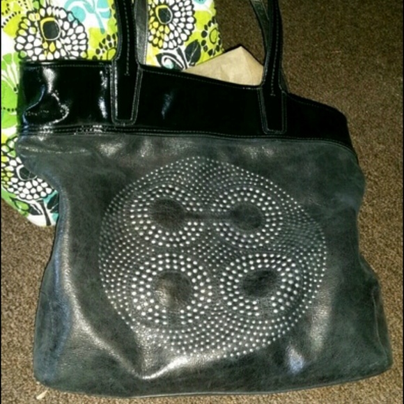 LEATHER Coach Tote - Picture 1 of 1