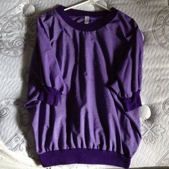 American Apparel mid sleeve top