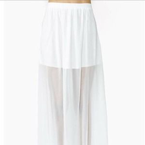 Gorgeous White Maxi Skirt
