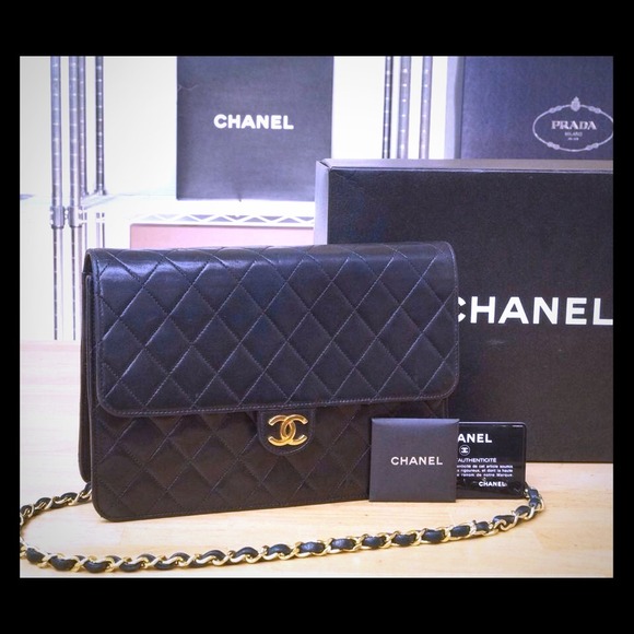 SOLD AUTHENTIC Chanel Single Flap Matorasse