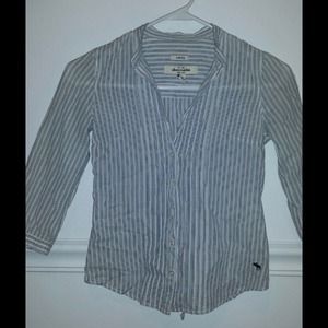 Abercrombie Striped Button Down