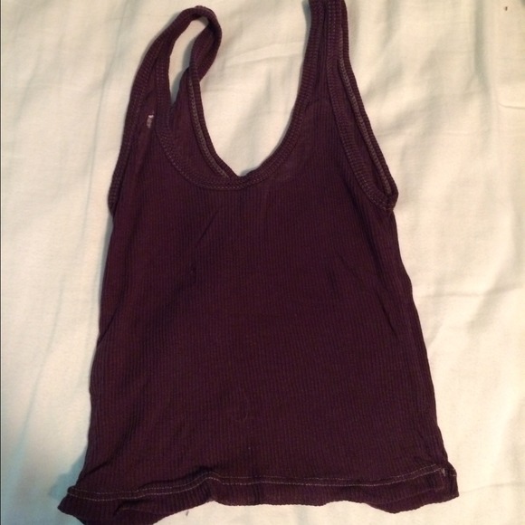 Brandy Melville maroon crop tank