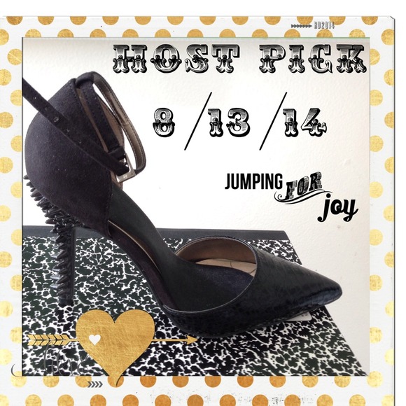Sexy spiked heels in gunmetal