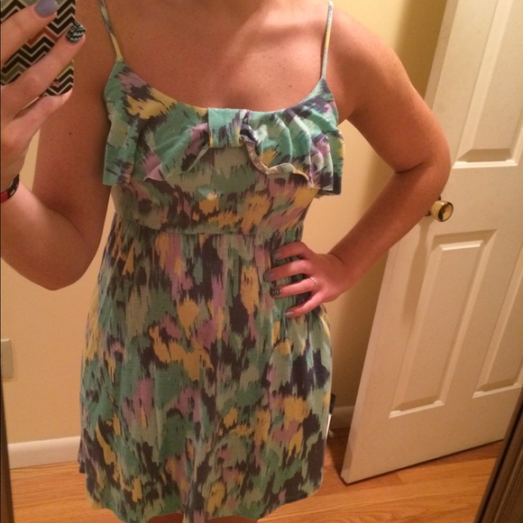 👗multicolor spaghetti strap sundress👗