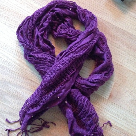 Purple Sparkle Scarf