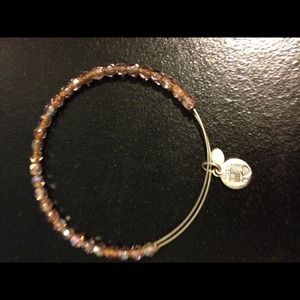 Purple beaded alex and ani bracelet