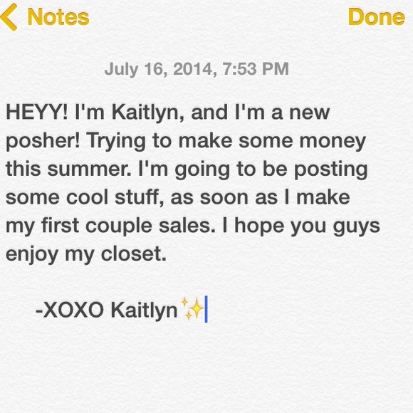 Thanks for visiting my closet!💕