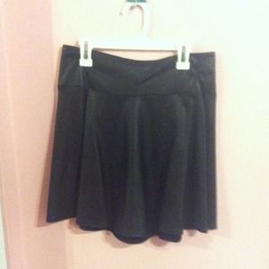 Forever 21 Black Leather Skirt
