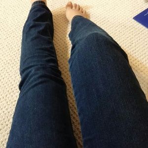 Simple Blue Denim Skinny Jeans