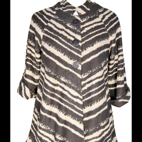Luii Animal Print Lightweight Jacket Tunic S