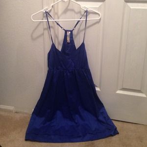 Royal blue summer dress