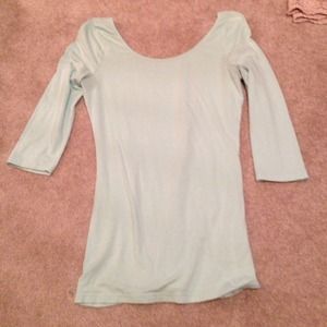 Baby blue shirt