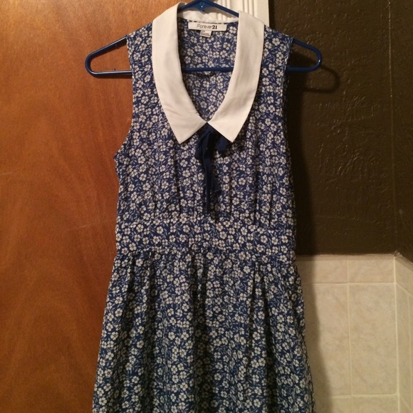 Blue Floral Dress