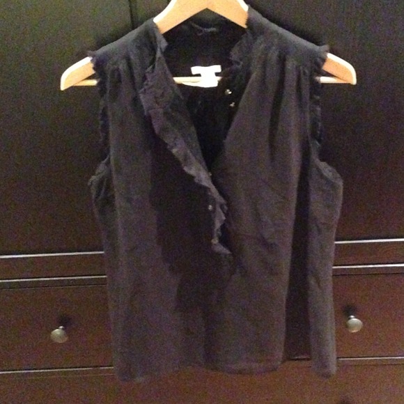 Black Jcrew top.