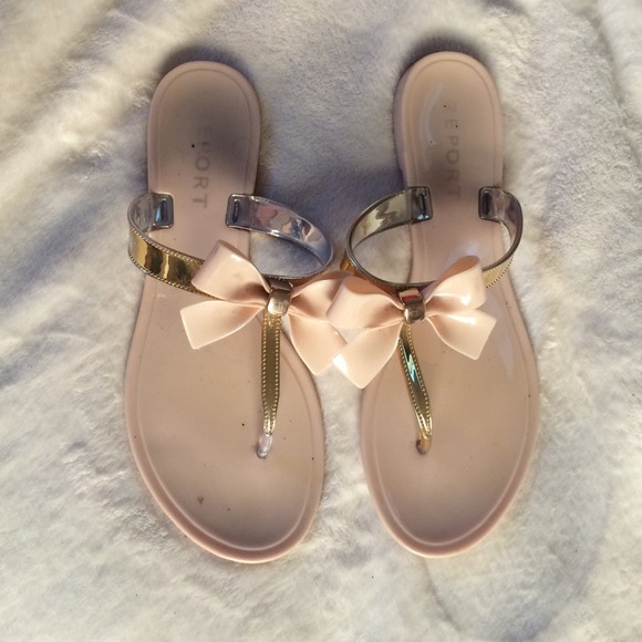Pink and gold sandals 🌸SOLD🌸 - Picture 2 of 2