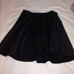 Black skater skirt