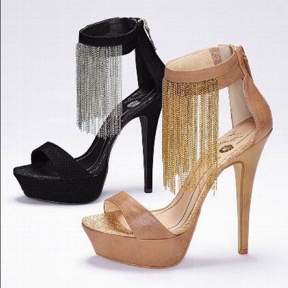 ❌🚫SOLD🚫❌ NUDE chain ankle heels