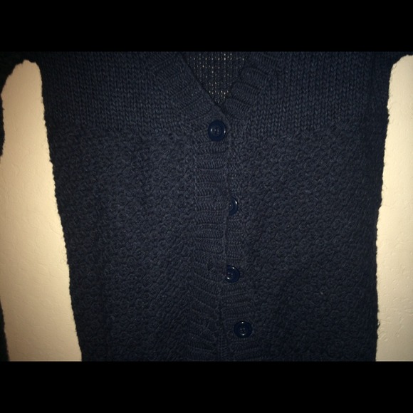 Knitted Blue Cardigan - Picture 4 of 4