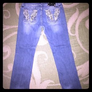 Miss me jeans. Straight leg. Size 33