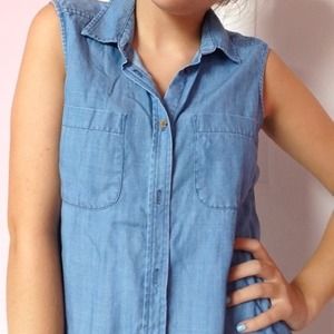 American Eagle Sleeveless Top with Cutout Back
