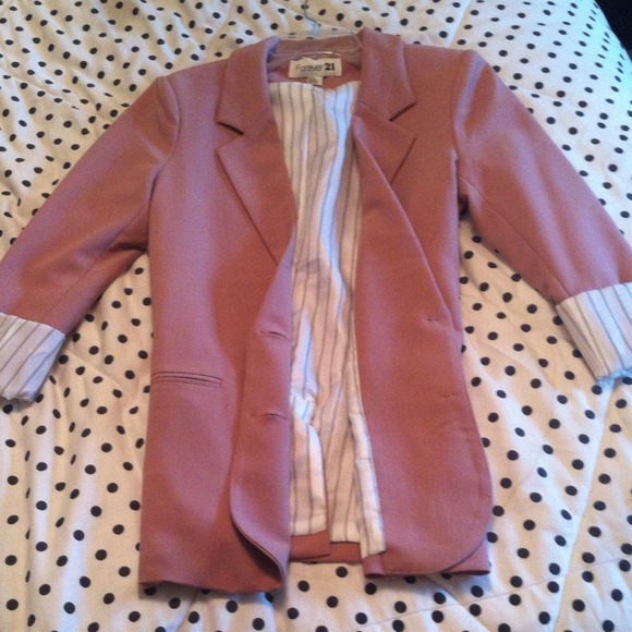 Peach blazer
