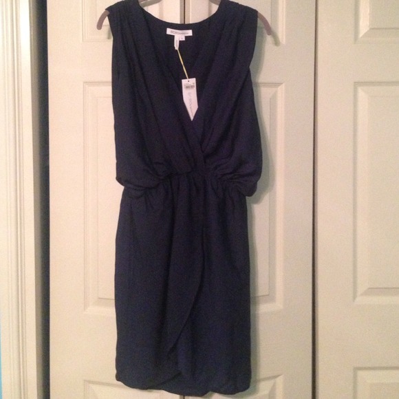 BCBG navy blue dress