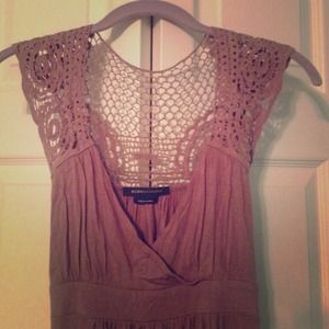 Bundle taupe maxi and high low dress