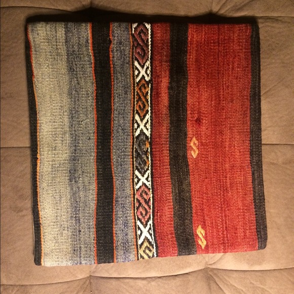 Hand Woven - Turkish Rug Pillow Cover