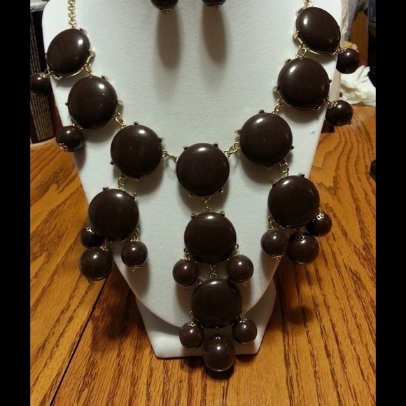 Brown bubble necklace - Picture 1 of 1