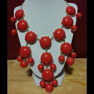 Red bubble necklace