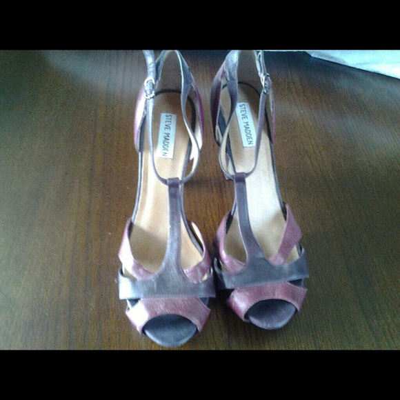 Two-Tone Purple Steve Madden Heels