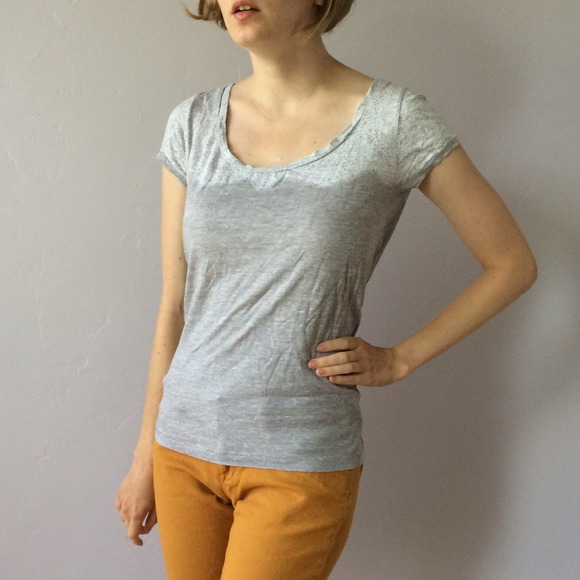 Lace print tee