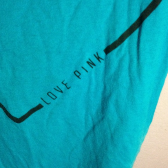 Turquoise VS LOVE PINK T-shirt - Picture 2 of 3