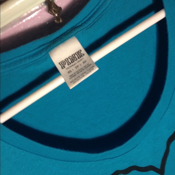 Turquoise VS LOVE PINK T-shirt - Picture 3 of 3
