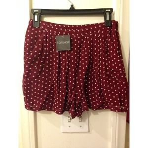 Topshop Chiffon Shorts