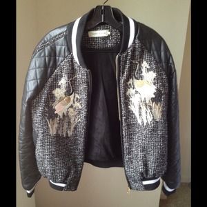 Three Floor Ginta Bomber Jacket Size UK 8