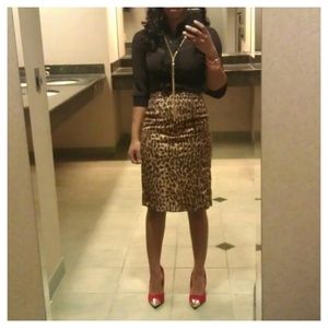 Leopard skirt