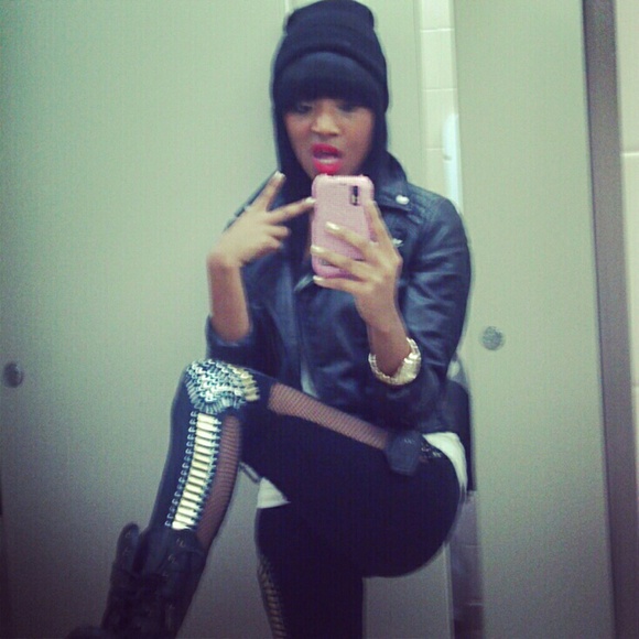 Studded leggings