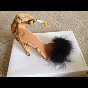 ASOS HURRICANE Heeled Sandals UK 4