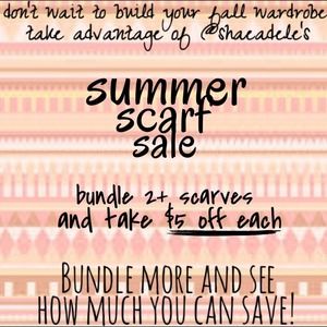 Summer scarf sale!