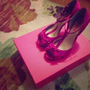 Fuchsia Betsey Johnson Heels